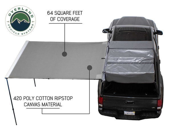 Nomadic Awning 2.0 - 6.5' w/ Black Cover