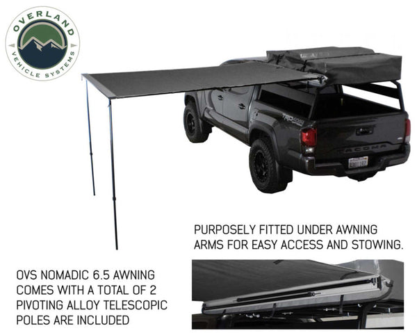 Nomadic Awning 2.5 - 8' w/ Black Cover