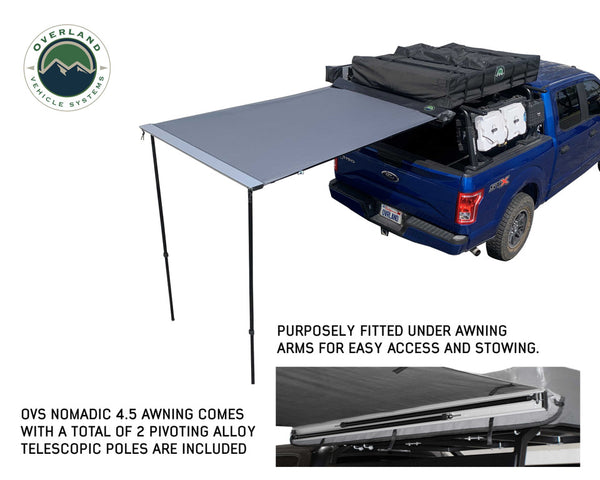 Nomadic Awning 1.3 - 4.5' w/ Black Cover