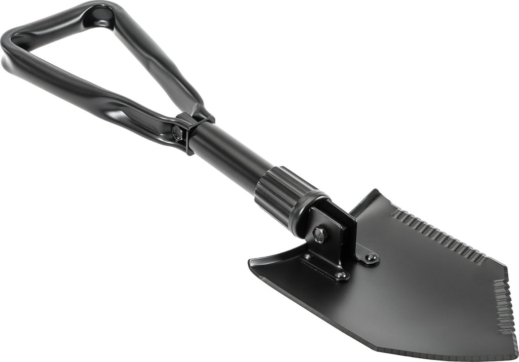 Quadratec - Heavy Duty Folding Utility Shovel with Storage Pouch